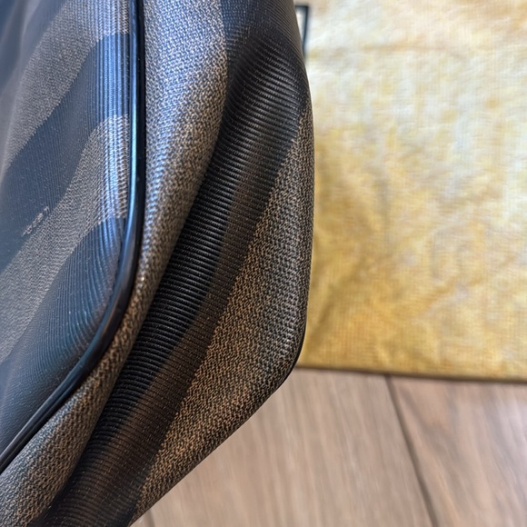 Authentic Fendi Vintage Requi Brown Crossbody Shoulder Bag - Picture 7 of 14